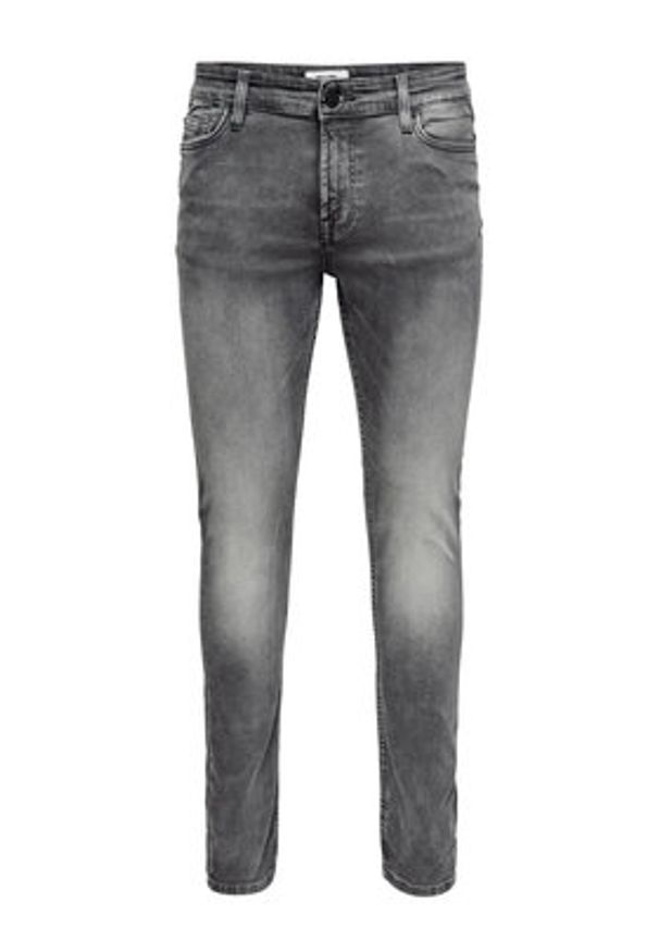 Only & Sons Jeansy Loom 22017103 Szary Slim Fit. Kolor: szary