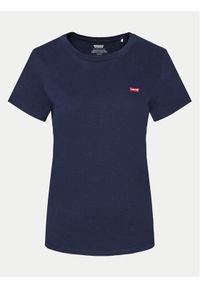 Levi's® T-Shirt Perfect 39185-0348 Niebieski Regular Fit. Kolor: niebieski. Materiał: bawełna