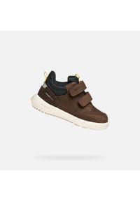 Geox - Buty GEOX B HYROO BOY WPF Brązowy. Kolor: czarny, brązowy, wielokolorowy. Materiał: tkanina, skóra. Sport: turystyka piesza
