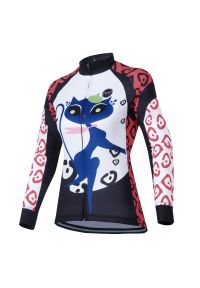 MADANI - Koszulka rowerowa damska madani Kitten. Kolor: wielokolorowy #1