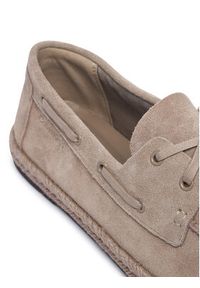 Calvin Klein Espadryle Hynrid Boat HM0HM02174 Beżowy. Kolor: beżowy. Materiał: skóra, zamsz #4