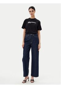 Karl Lagerfeld Jeans T-Shirt A1W17005 Czarny Relaxed Fit. Kolor: czarny. Materiał: bawełna #3