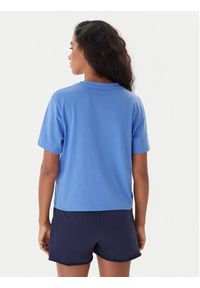 Kappa T-Shirt Frega 351M1KW Turkusowy Regular Fit. Kolor: turkusowy. Materiał: bawełna #5