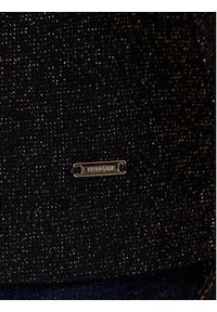 Morgan Top 251-DIDONI Czarny Slim Fit. Kolor: czarny. Materiał: wiskoza #4