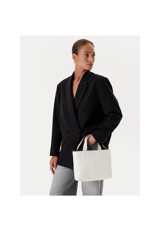Torebka Calvin Klein Jeans. Kolor: biały