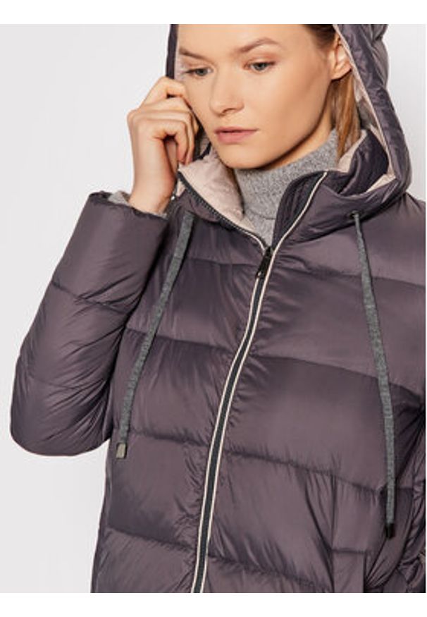 CAPPELLINI - Cappellini Kurtka puchowa M24398 6098C Szary Regular Fit. Kolor: szary. Materiał: puch, syntetyk