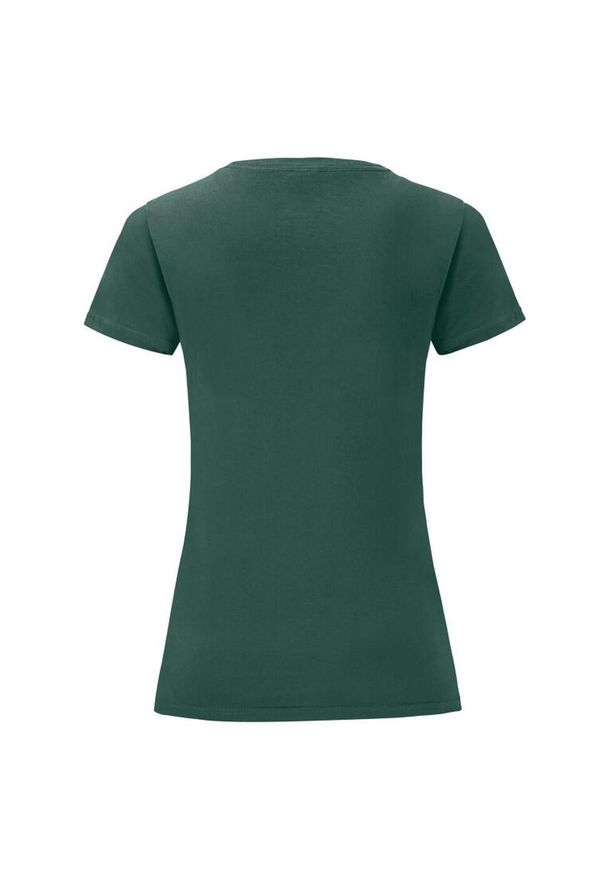 FRUIT OF THE LOOM - T-shirt Damski Iconic 150. Kolor: czerwony, zielony, wielokolorowy. Materiał: bawełna. Sport: turystyka piesza