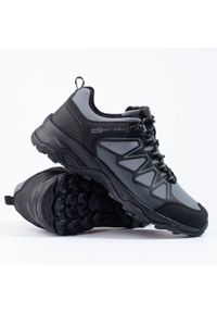 Męskie buty trekkingowe DK szare czarne. Kolor: wielokolorowy, czarny, szary. Materiał: materiał #5