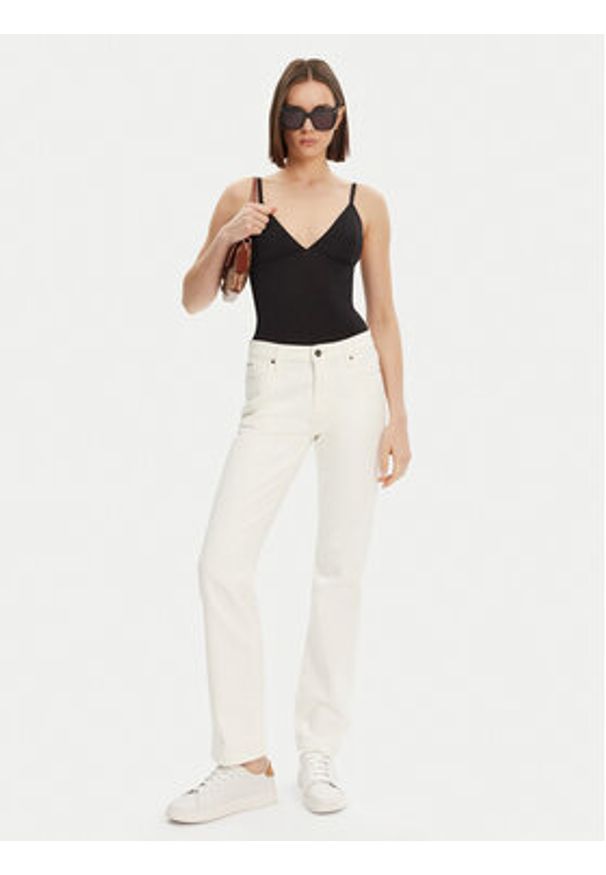 Guess Jeans Jeansy W5GA98 D5M62 Biały Skinny Fit. Kolor: biały