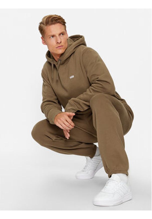 Vans Bluza Mn Comfycush Po VN0A4OOO Brązowy Classic Fit. Kolor: brązowy. Materiał: bawełna