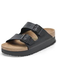 Birkenstock - Sandały Arizona Papillio Flex Platform Rozmiar 36 - 1027395 Czarny. Zapięcie: klamry. Kolor: czarny. Materiał: materiał. Obcas: na platformie. Sport: turystyka piesza #1