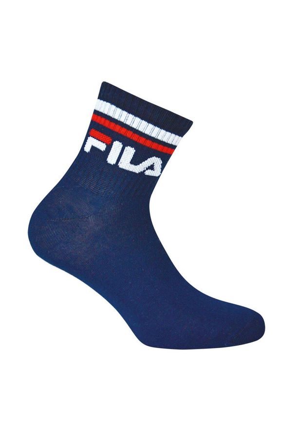 Skarpetki Fila Quarter unisex 3-pak rozmiar 36-38 - Najwyższy Komfort. Kolor: niebieski