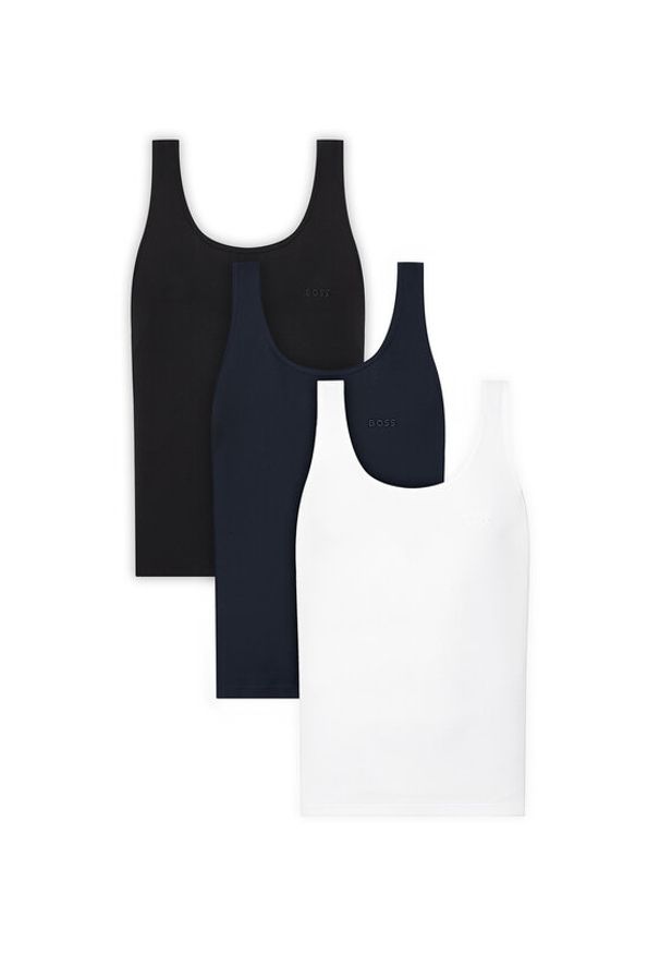 BOSS Komplet tank topów 50542132 Kolorowy Regular Fit. Materiał: bawełna. Wzór: kolorowy