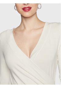 Lauren Ralph Lauren Bluzka 200824366 Biały Slim Fit. Kolor: biały. Materiał: wiskoza