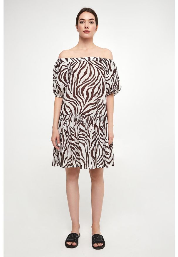 Max Mara Beachwear - Sukienka mini Ottone MAX MARA BEACHWEAR. Długość: mini
