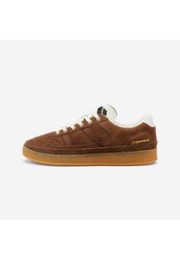 Decathlon - Sneakersy unisex Player 80 zamszowe Late Bloomers. Kolor: biały, wielokolorowy, niebieski, czarny. Materiał: zamsz. Szerokość cholewki: normalna