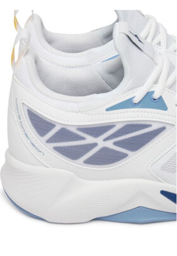 Mizuno Buty halowe Wave Dimension V1GA2240 Biały. Kolor: biały. Materiał: materiał. Model: Mizuno Wave