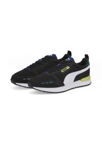 Buty do chodzenia męskie Puma R78. Zapięcie: sznurówki. Kolor: biały, czarny, żółty, wielokolorowy. Materiał: syntetyk, tkanina, materiał. Szerokość cholewki: normalna. Sport: turystyka piesza #1