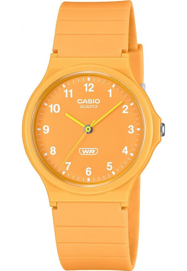 Zegarek Casio Zegarek męski Casio MQ-24B-9BEF pomarańczowy. Kolor: pomarańczowy