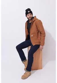 Kurtka męska zimowa Carhartt Washed Duck Active Jacket. Kolor: brązowy. Sezon: zima