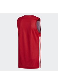Adidas - 3G Speed Reversible Jersey. Kolor: czerwony, biały, wielokolorowy. Materiał: jersey, poliester. Styl: sportowy