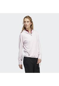 Adidas - Bluza damska adidas Essentials Slub. Kolor: różowy, wielokolorowy, biały #1