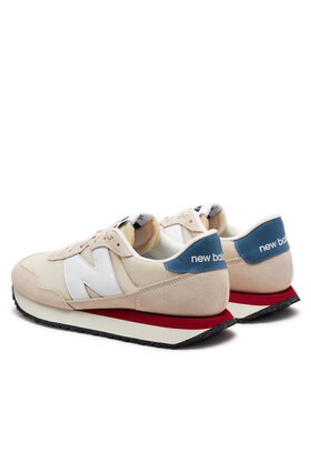New Balance Sneakersy MS237VJ Beżowy. Kolor: beżowy. Materiał: materiał