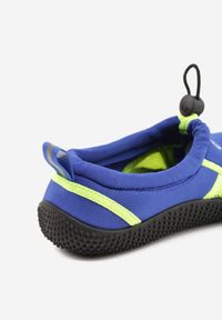 Born2be - Niebiesko-Zielone Elastyczne Buty Sportowe do Wody Ralvie. Okazja: na plażę. Kolor: niebieski. Materiał: bawełna, len. Sezon: lato #9