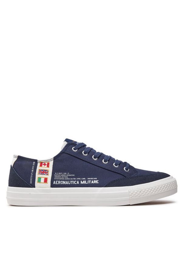 Aeronautica Militare Sneakersy 241SC280CT3336 Granatowy. Kolor: niebieski. Materiał: skóra