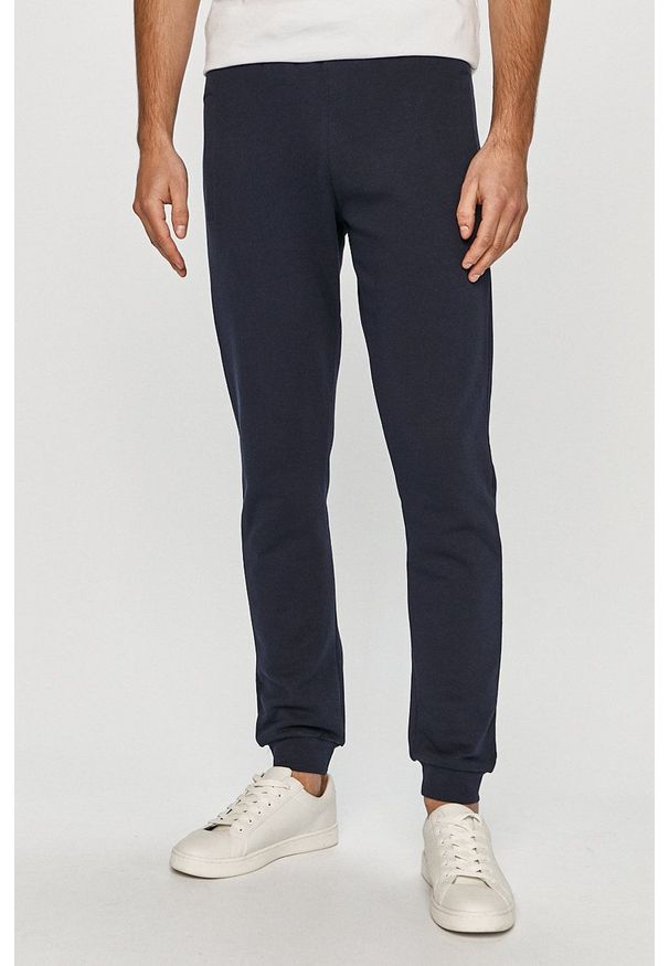 Trussardi Jeans - Spodnie. Kolor: niebieski