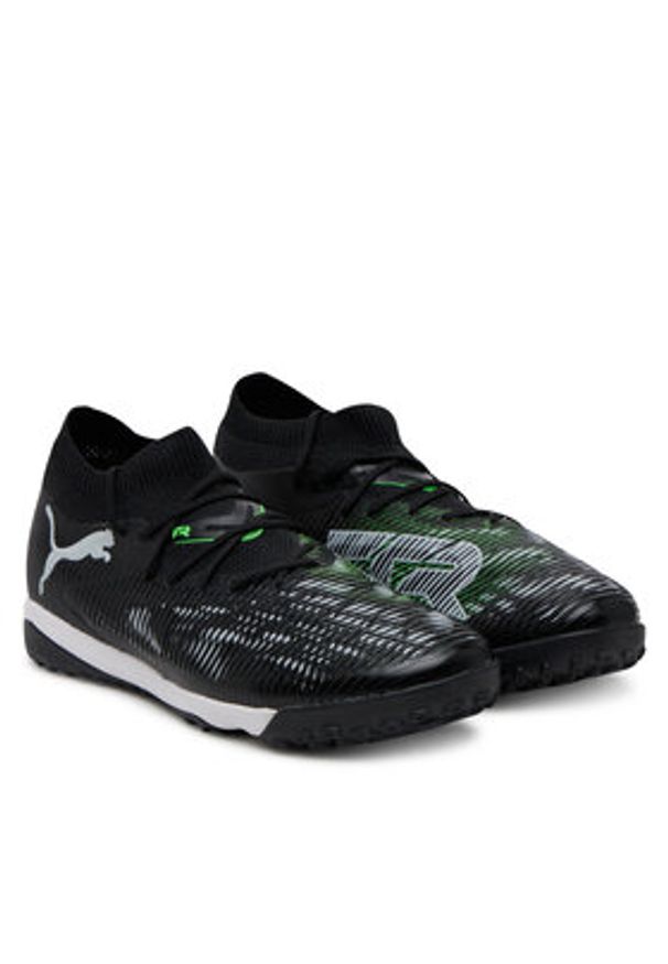 Puma Buty do piłki nożnej Future 8 Match Tt 108370 02 Czarny. Kolor: czarny. Materiał: skóra