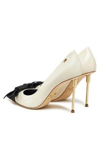 Elisabetta Franchi Szpilki SA-01L-51E2-V540 Écru. Materiał: skóra. Obcas: na szpilce #4