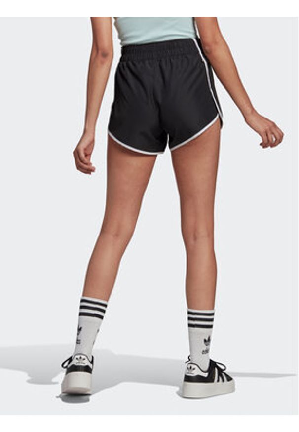 Adidas - adidas Szorty sportowe Always Original Laced HK5087 Czarny Regular Fit. Kolor: czarny. Materiał: syntetyk