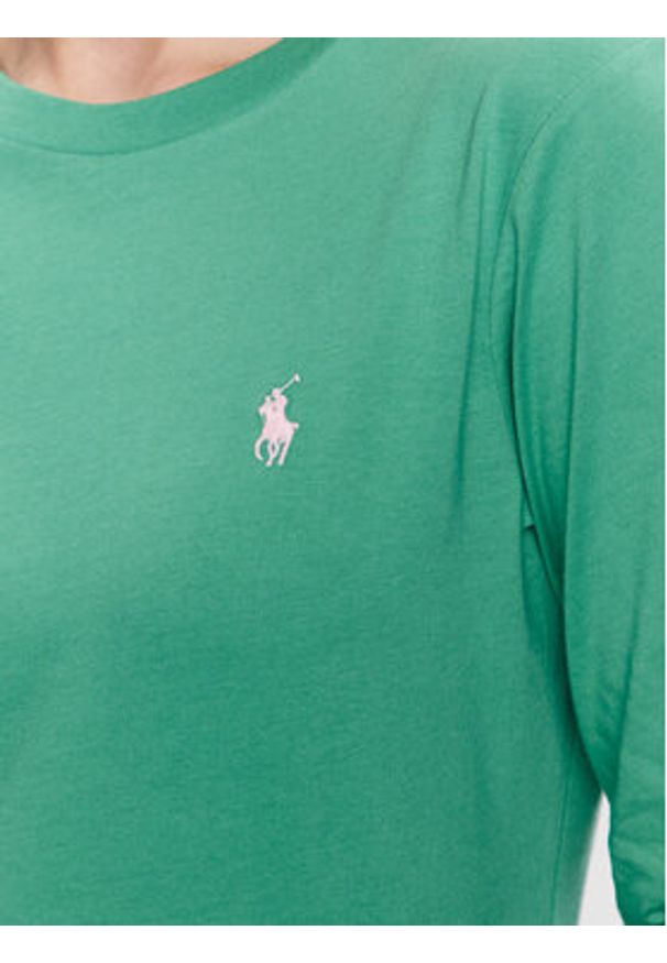 Polo Ralph Lauren Bluzka 211898699011 Zielony Regular Fit. Typ kołnierza: polo. Kolor: zielony. Materiał: bawełna