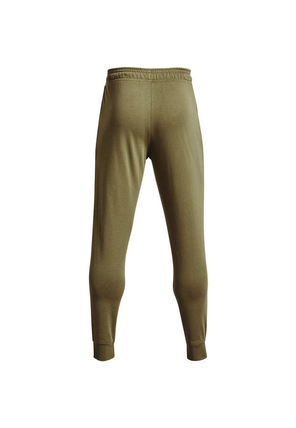 Spodnie Under Armour Terry, Mężczyźni. Kolor: biały, wielokolorowy, zielony. Materiał: bawełna