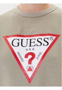 Guess Bluza W2YQ16 KBA11 Khaki Regular Fit. Kolor: brązowy. Materiał: bawełna #4