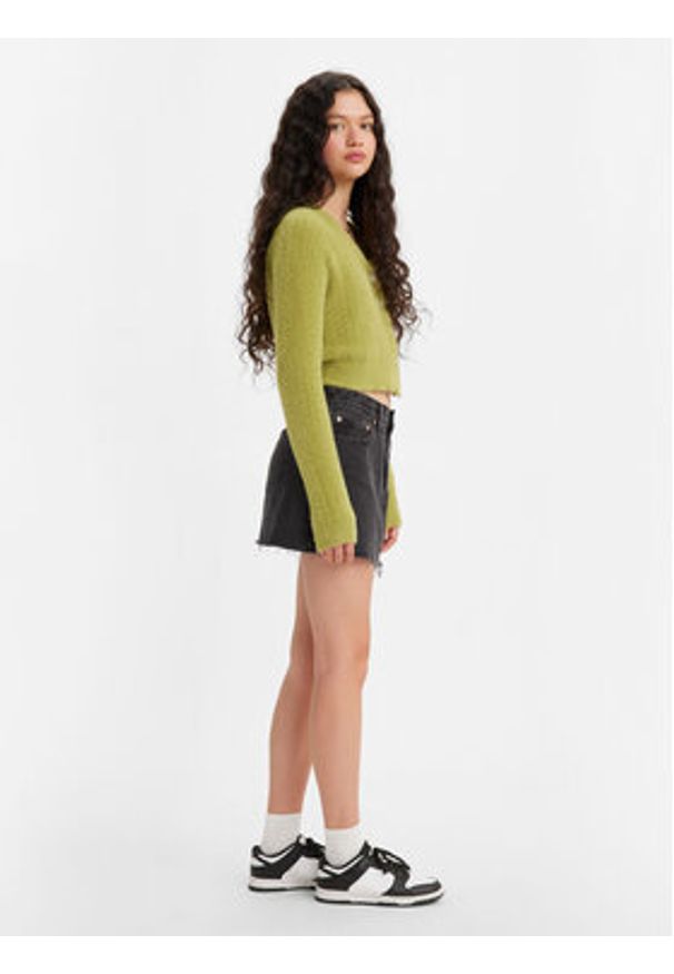 Levi's® Spódnica jeansowa Icon A46940000 Czarny Loose Fit. Kolor: czarny. Materiał: jeans, bawełna