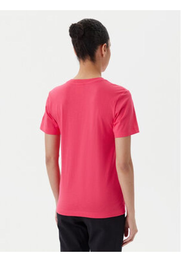 Champion T-Shirt 118090 Koralowy Slim Fit. Kolor: pomarańczowy. Materiał: bawełna