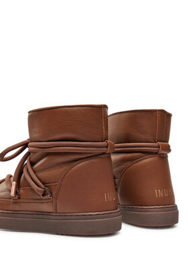Inuikii Śniegowce Full Leather 75202-087 Brązowy. Kolor: brązowy. Materiał: skóra