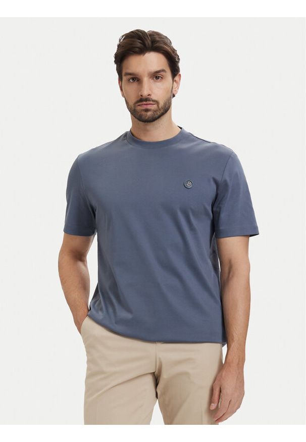 BOSS T-Shirt C-Taut 01 50555844 Granatowy Regular Fit. Kolor: niebieski. Materiał: bawełna