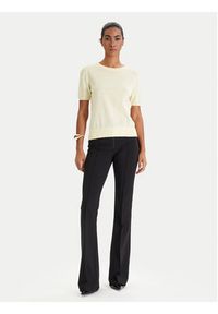 Patrizia Pepe Sweter 8K0409/K027-Y478 Żółty Regular Fit. Kolor: żółty. Materiał: syntetyk #5