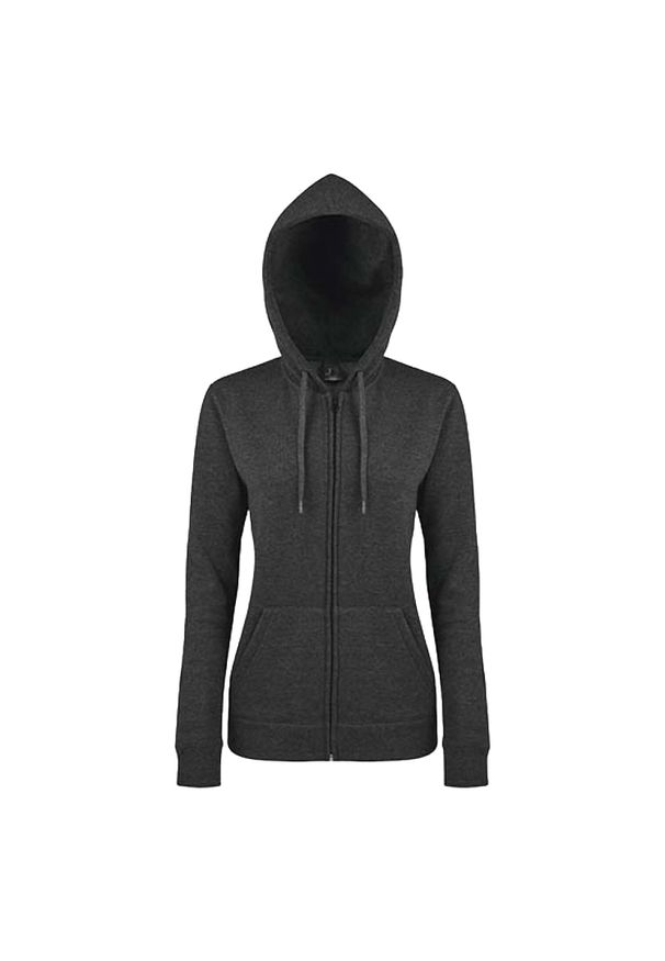 SOL'S - Damska Bluza Z Kapturem Seven Full Zip. Typ kołnierza: kaptur. Kolor: wielokolorowy, szary, brązowy