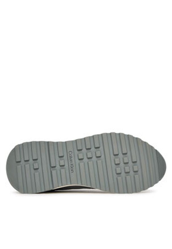 Calvin Klein Sneakersy Low Top Lace Up Repreve Mix HM0HM01714 Granatowy. Kolor: niebieski. Materiał: zamsz, skóra