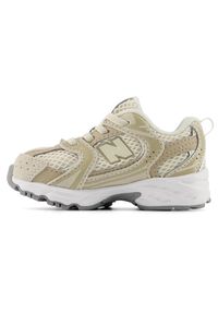 Buty niemowlęce New Balance I530783 – beżowe. Kolor: beżowy. Materiał: guma, zamsz, syntetyk, materiał. Szerokość cholewki: normalna #4