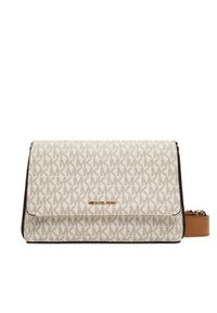 MICHAEL Michael Kors Torebka Nessa 30T5G8ZM1B Beżowy. Kolor: beżowy. Materiał: skórzane #3