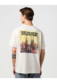 Wrangler - MESKA KOSZULKA WRANGLER VINTAGE TEE BIRCH 112371467. Styl: vintage #5