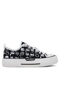 Karl Lagerfeld - KARL LAGERFELD Trampki KL60612T Czarny. Kolor: czarny. Materiał: materiał