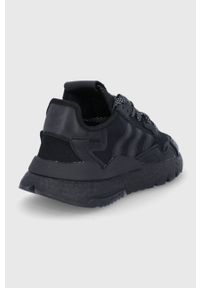 adidas Originals - Buty Nite Jogger. Nosek buta: okrągły. Zapięcie: sznurówki. Kolor: czarny. Materiał: guma #5
