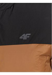 4f - 4F Kurtka puchowa H4Z22-KUMP005 Brązowy Regular Fit. Kolor: brązowy. Materiał: puch, syntetyk #6