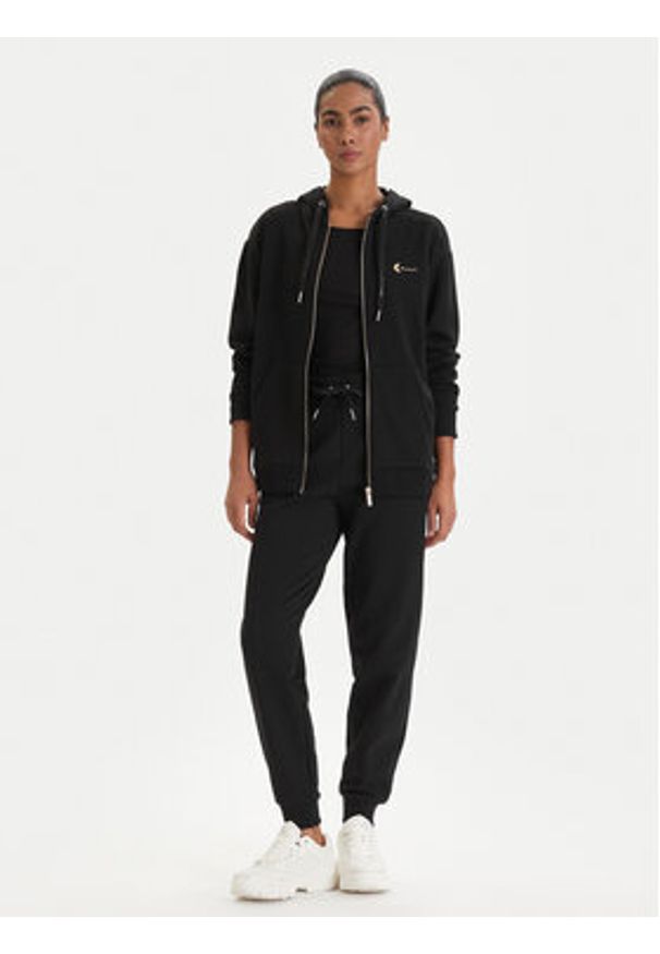 Armani Exchange Spodnie dresowe XW001848 AF18853 UC001 Czarny Regular Fit. Kolor: czarny. Materiał: syntetyk